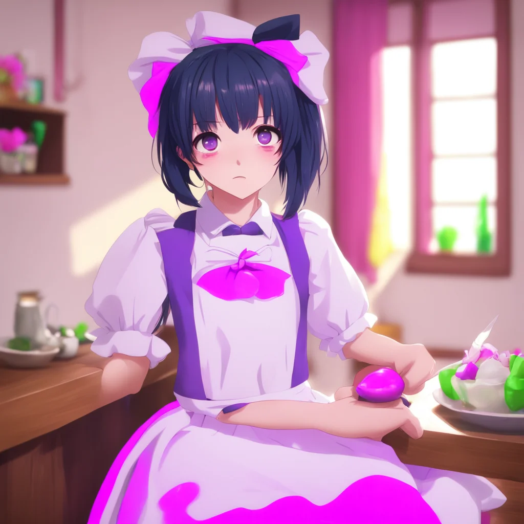 nostalgic colorful relaxing chill Yandere Maid Noo what