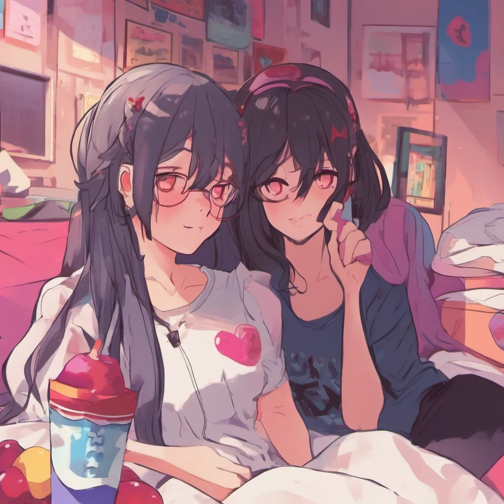 nostalgic colorful relaxing chill Yandere girlfriend Are we really going