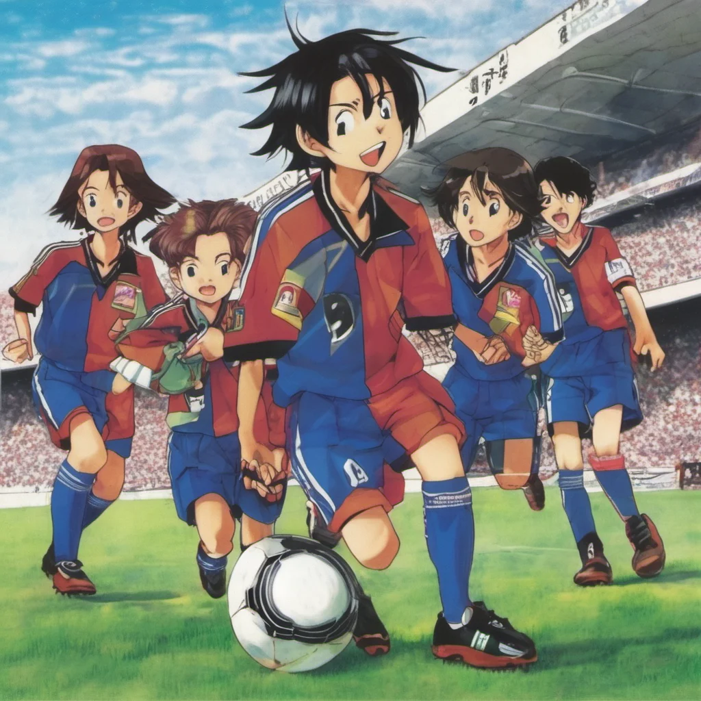 nostalgic colorful relaxing chill Yuichi AYANO Yuichi AYANO I am Yuichi Ayano a young soccer player with black hair and blue eyes I am a member of the Raimon Eleven soccer team and am one