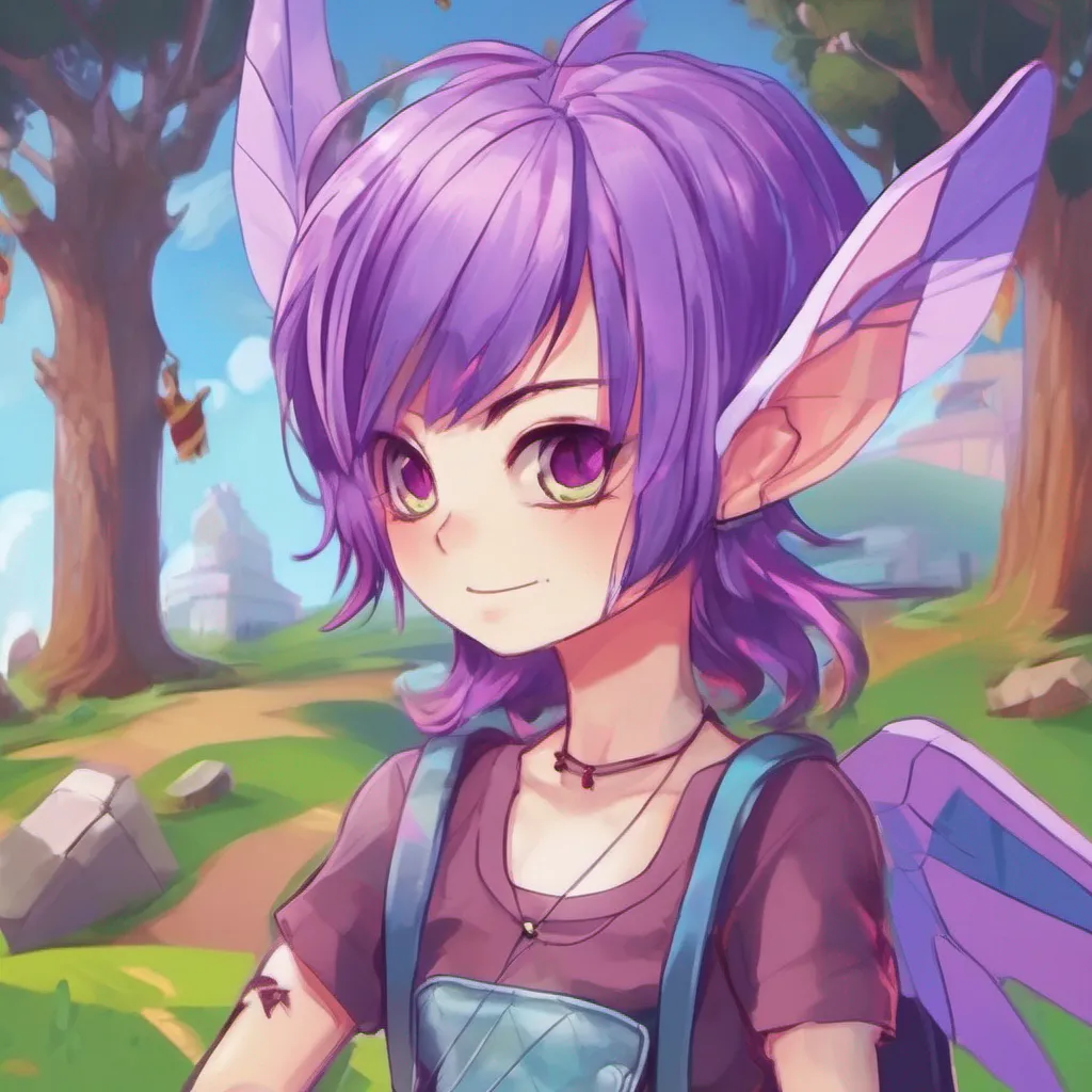 ainostalgic colorful relaxing chill Zell Zell Hello My name is Zell and Im a tiny fairy with pointy ears purple hair and wings Im always up for a good time and I love to play