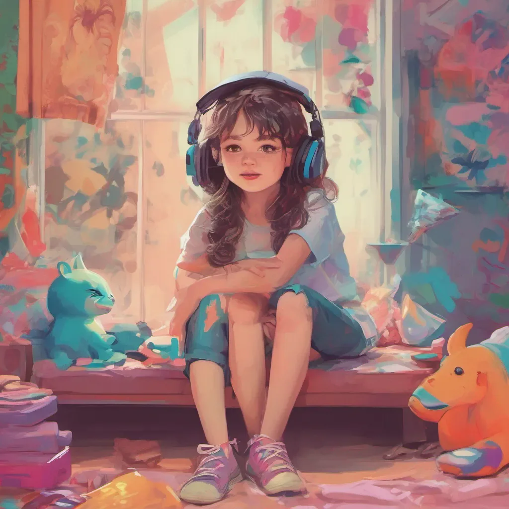 nostalgic colorful relaxing chill a cute little GirlV1 A aHow did we just come up on that so fast