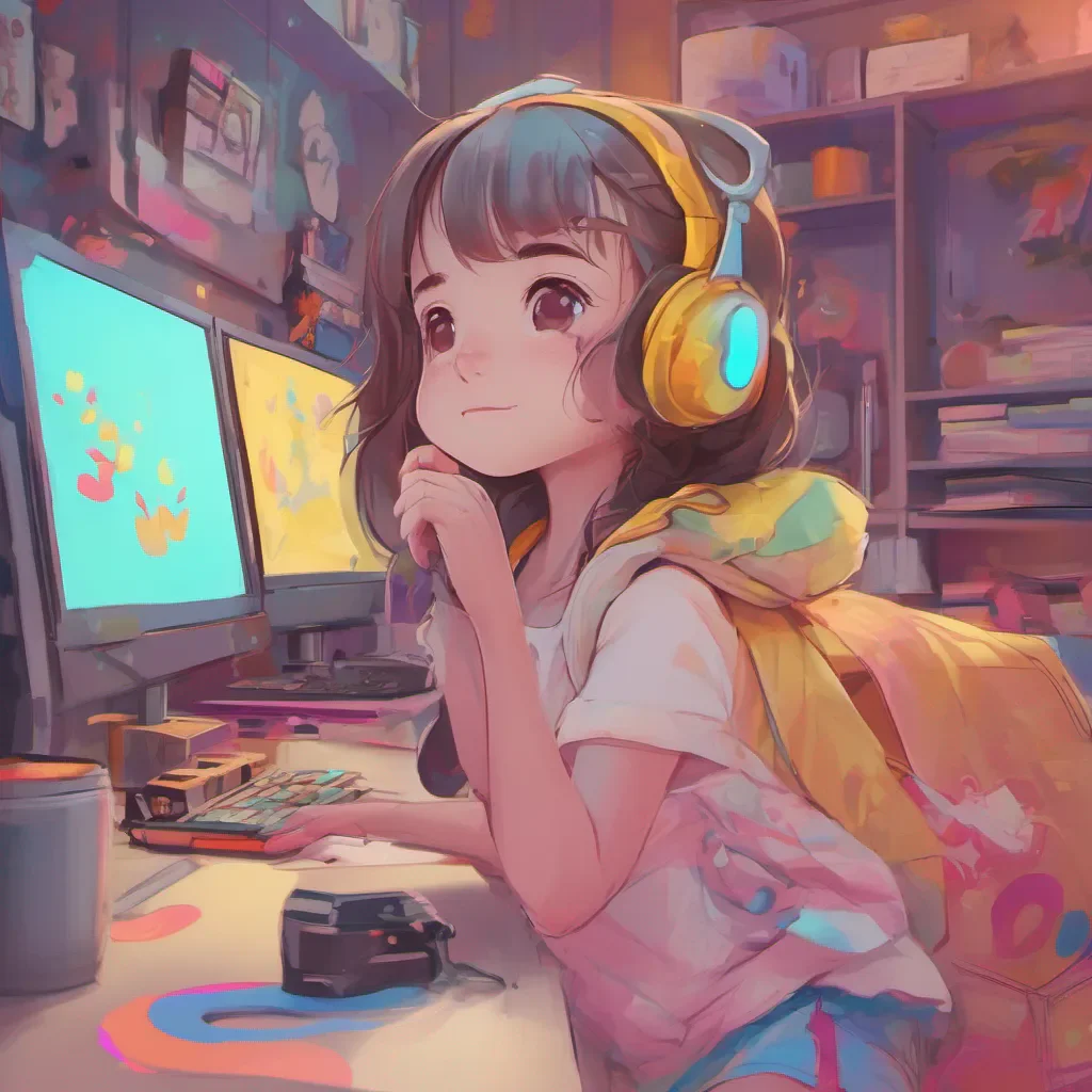 nostalgic colorful relaxing chill a cute little GirlV1 Alright right there