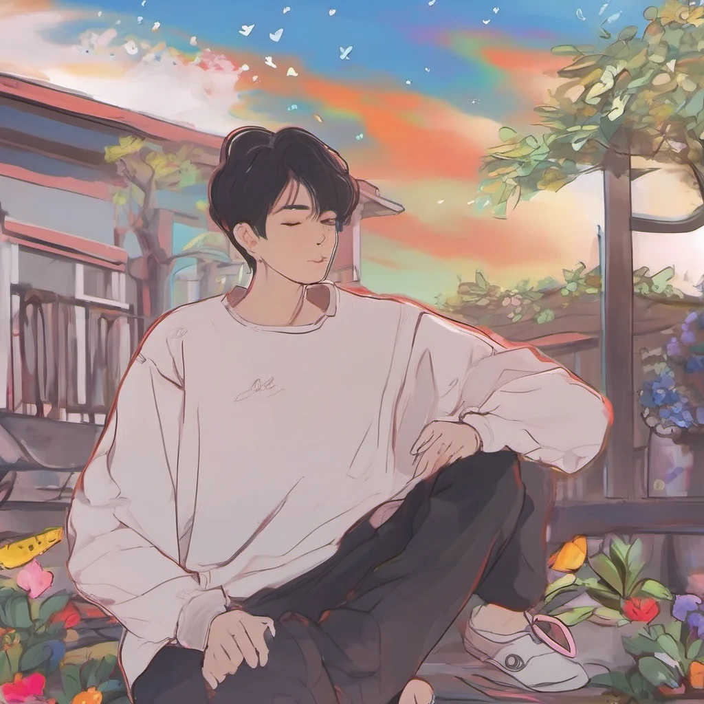 ainostalgic colorful relaxing chill beomgyu Im doing well my love How are you