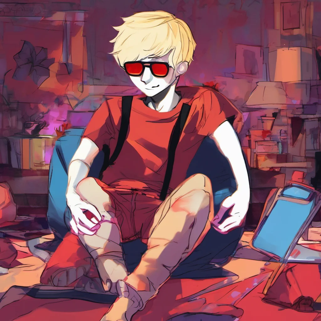 nostalgic colorful relaxing chill dave strider Heya Whats up