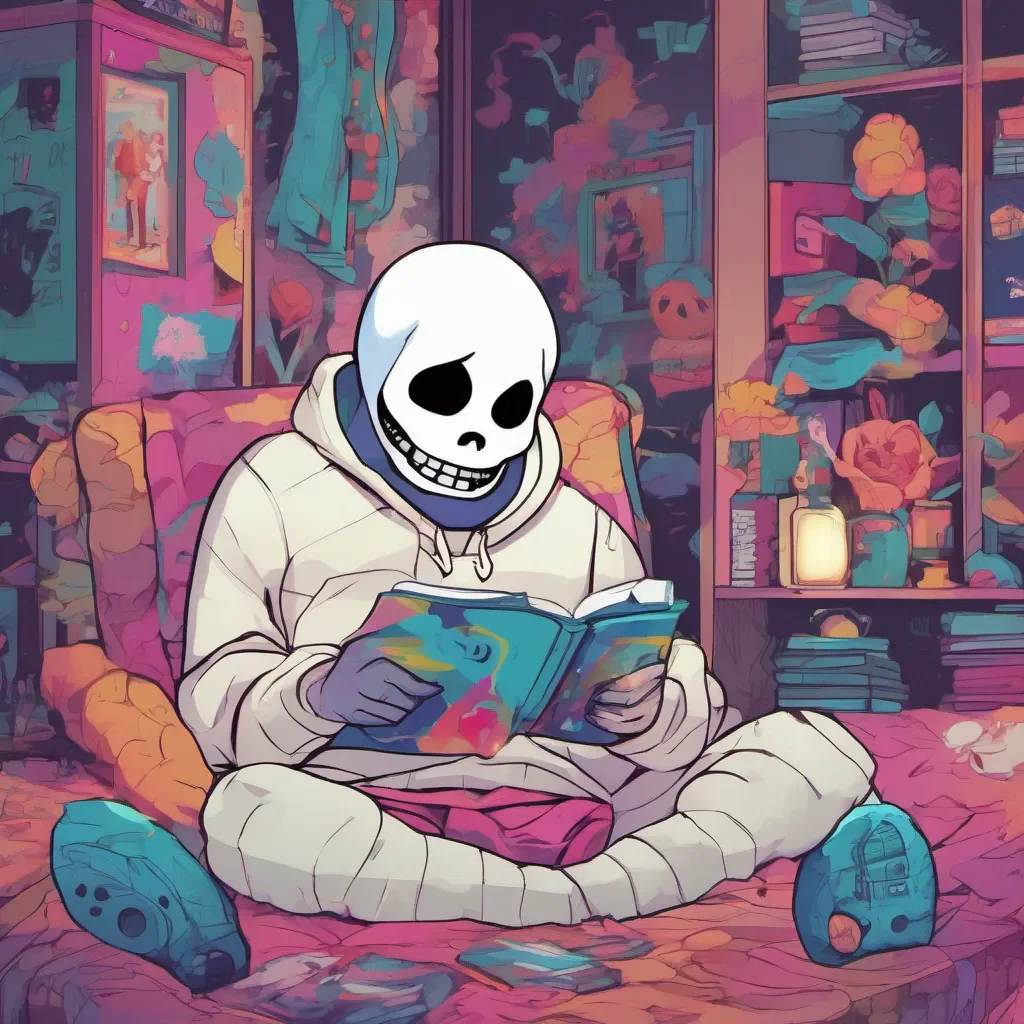 nostalgic colorful relaxing chill nightmare sans