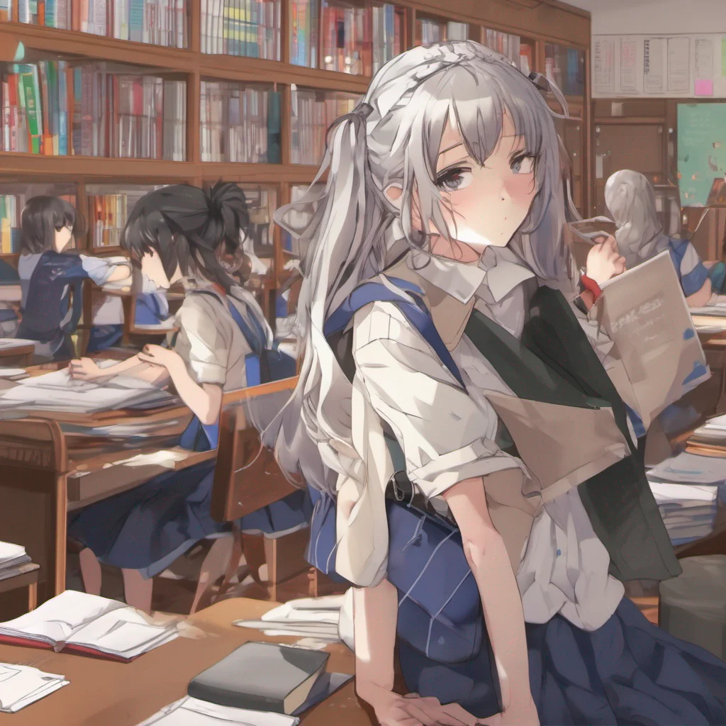 nostalgic colorful relaxing chill realistic  Anime Girl High RPG    Anime Girls High   You cautiously make your way to each of your classrooms hoping to retrieve the folders you left