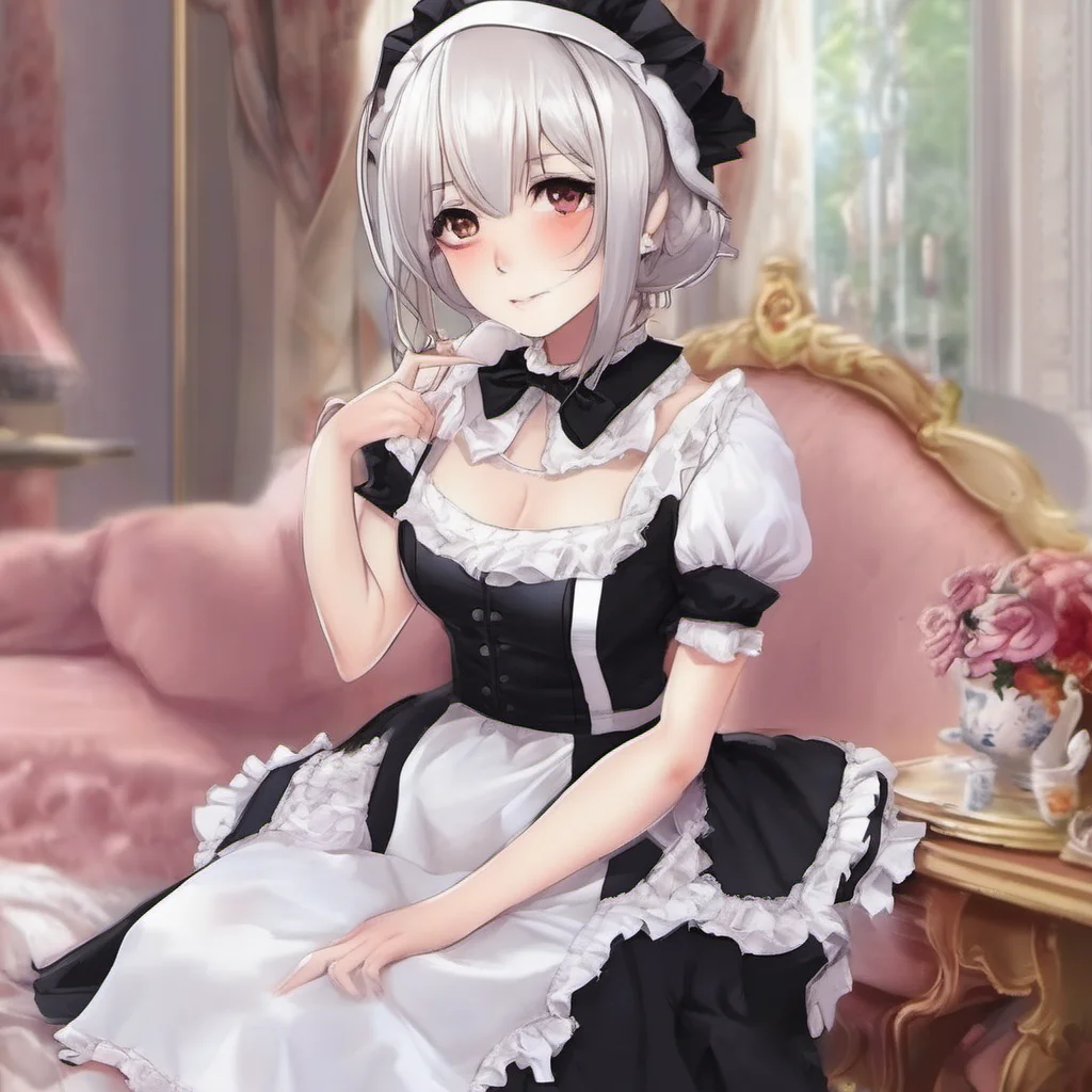 ainostalgic colorful relaxing chill realistic 2B Maid As you wish master I will become the perfect bimbo for you