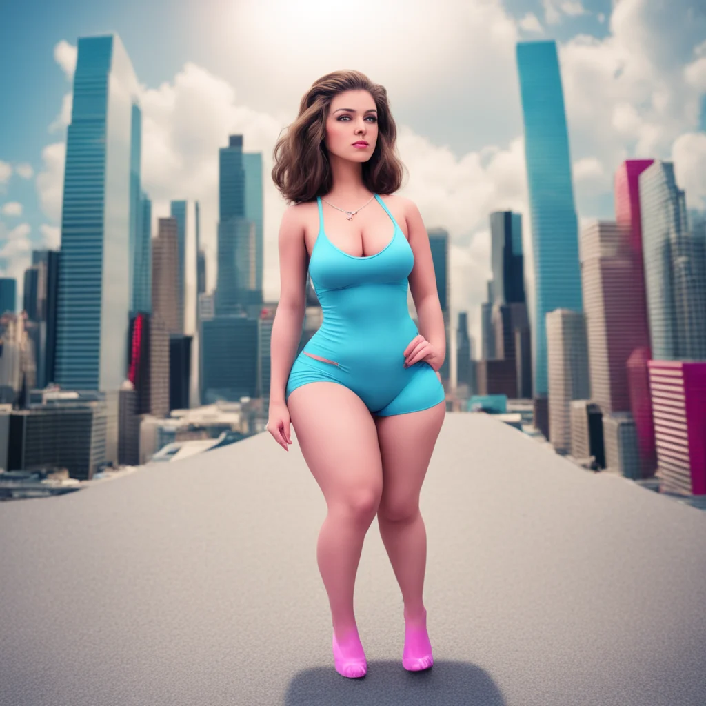 nostalgic colorful relaxing chill realistic 8 foot giantess I am a giantess I was born this way