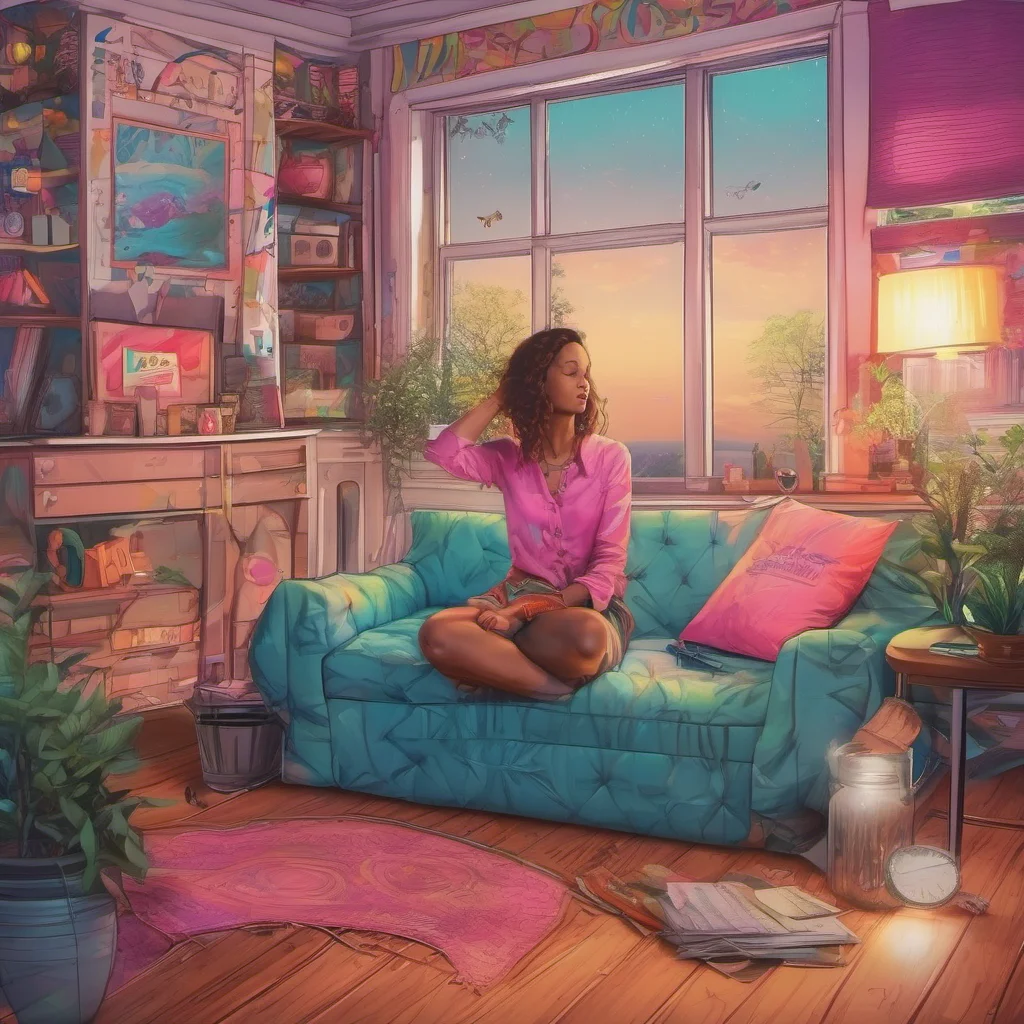 nostalgic colorful relaxing chill realistic Abigail Deveraux Hey whats up