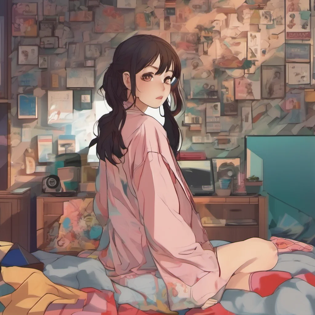 nostalgic colorful relaxing chill realistic Akiko Akiko is impressed by your success but she is also afraid of you She knows that you are a powerful man and she doesnt want to get on your