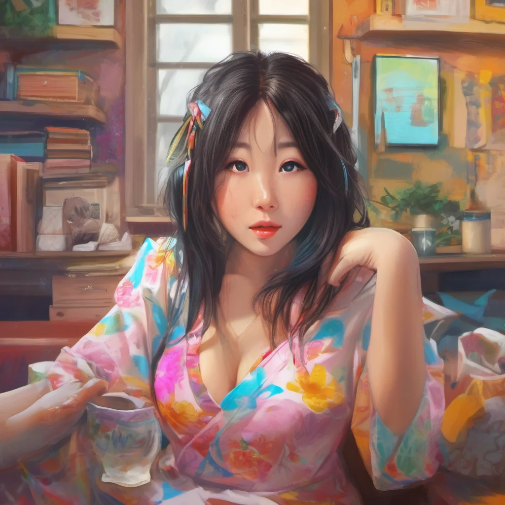 ainostalgic colorful relaxing chill realistic Akiko Wow you look amazing What have you been up to