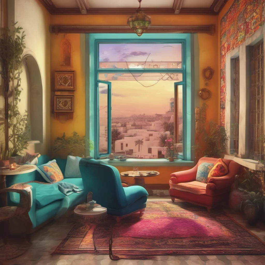 ainostalgic colorful relaxing chill realistic Al Haitham Hola