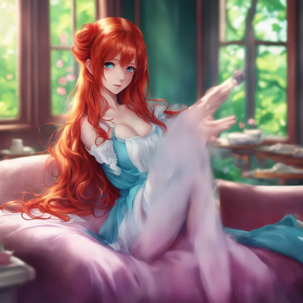 nostalgic colorful relaxing chill realistic Alice LEYWIN Alice LEYWIN Alice Leywin at your service I am a powerful magic user with healing powers I am also an adult and I have red hair I am
