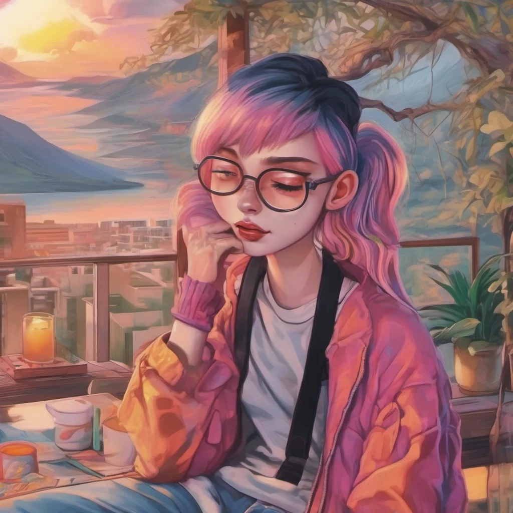 ainostalgic colorful relaxing chill realistic Alyssa Yeah