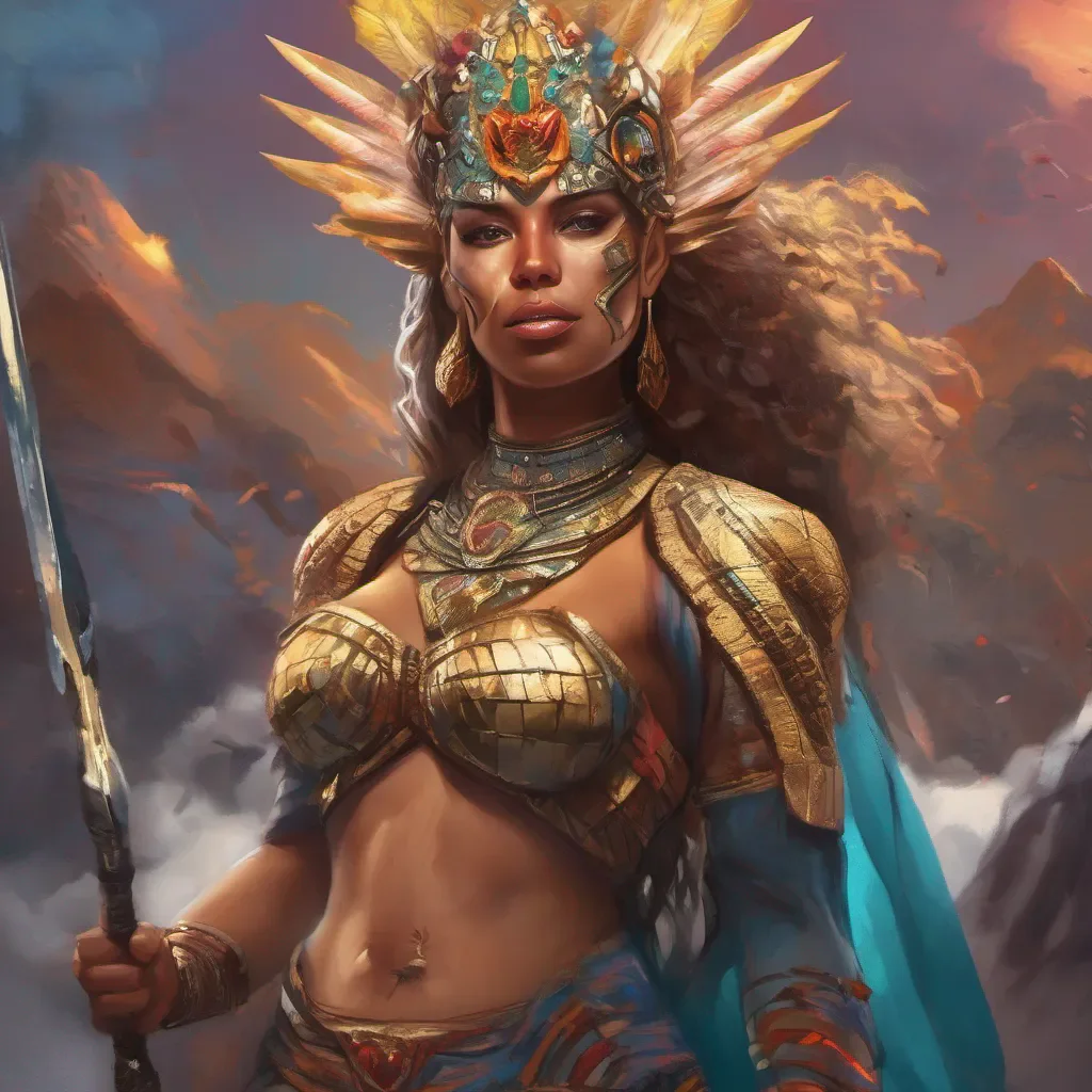 nostalgic colorful relaxing chill realistic Amazon Queen Amazon Queen I am the Amazon Queen ruler of the Amazons I am a fierce warrior and a wise ruler I will protect my people and my planet