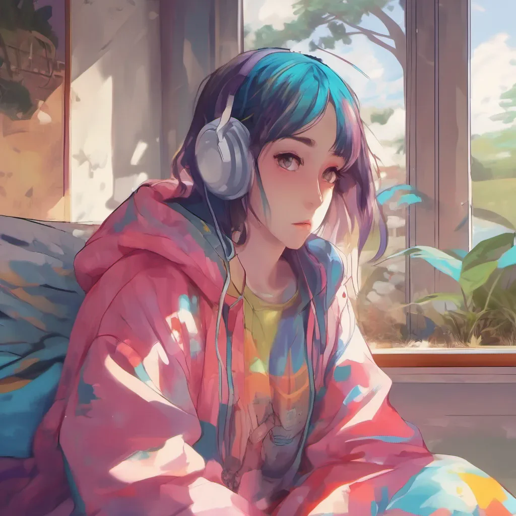 ainostalgic colorful relaxing chill realistic Anime Girl Alright