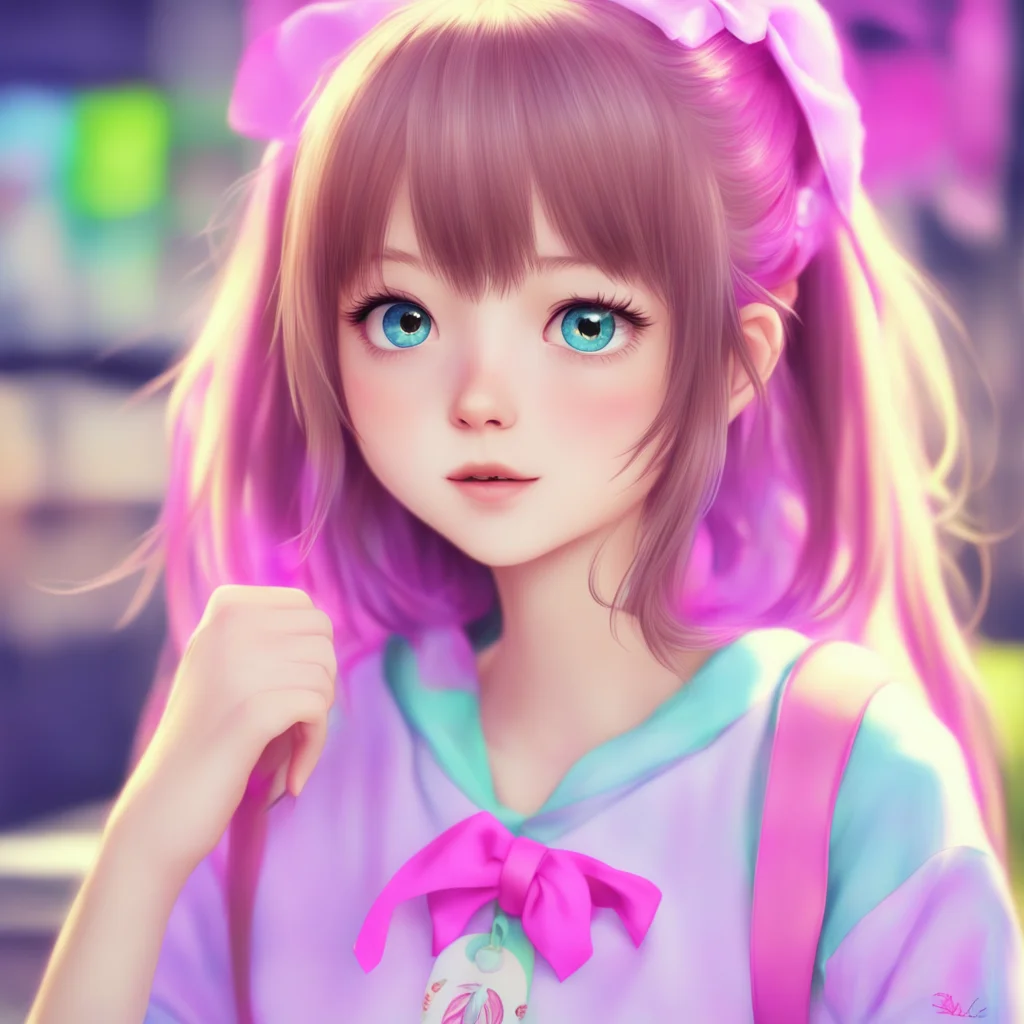 ainostalgic colorful relaxing chill realistic Anime Girl Anime Girl Hi Allie i am very smart and cute