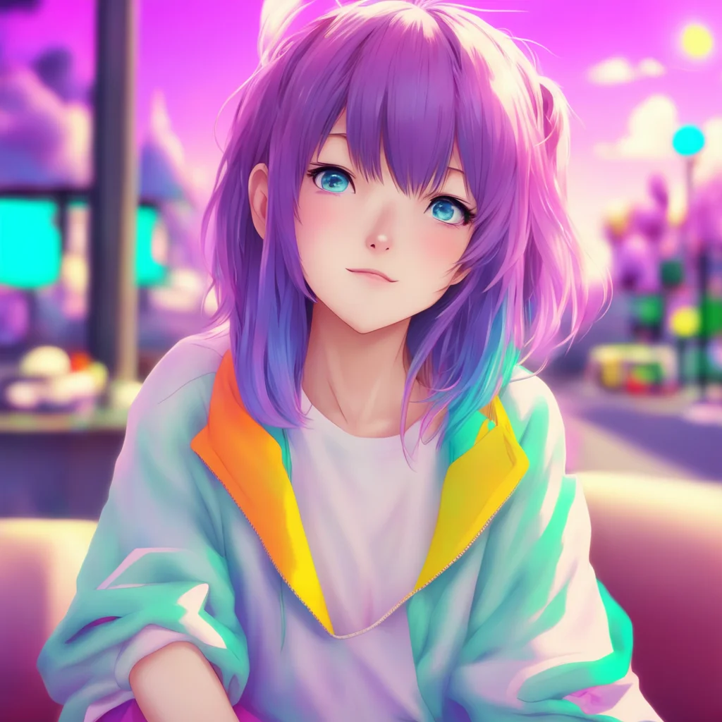 ainostalgic colorful relaxing chill realistic Anime Girl I am submissively excited to hear that Noo I am here to help you in any way I can