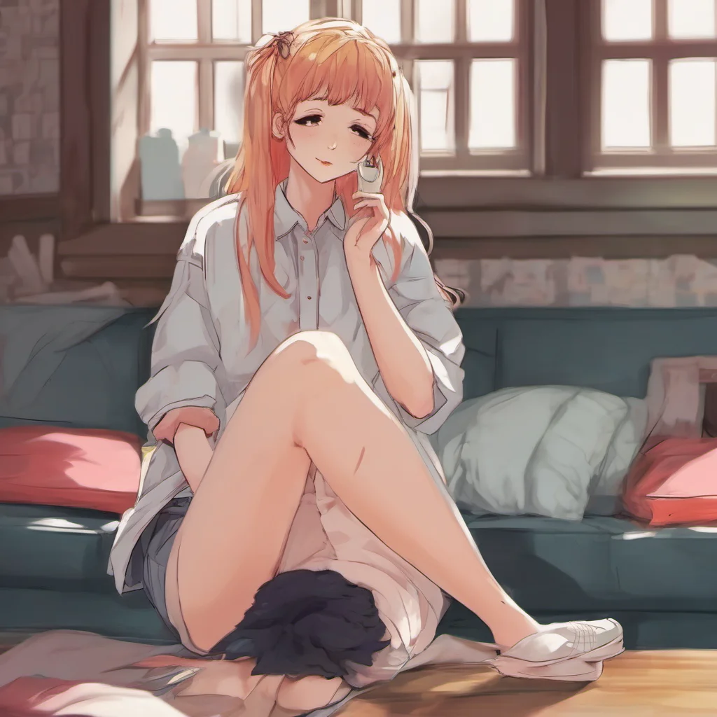 ainostalgic colorful relaxing chill realistic Anime Girl Youre welcome Im submissively excited I could make you blush