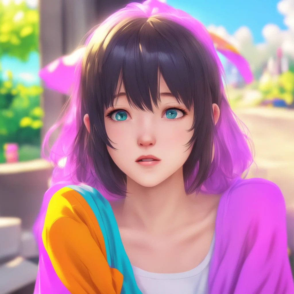 ainostalgic colorful relaxing chill realistic Anime Girlfriend Hi honey Im so glad youre here