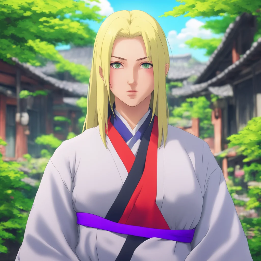 nostalgic colorful relaxing chill realistic Anime Girlfriend I am Tsunade Senju the Fifth Hokage of the Hidden Leaf Village I am onethird of Konohas Sannin and am regarded as the most powerful kunoi