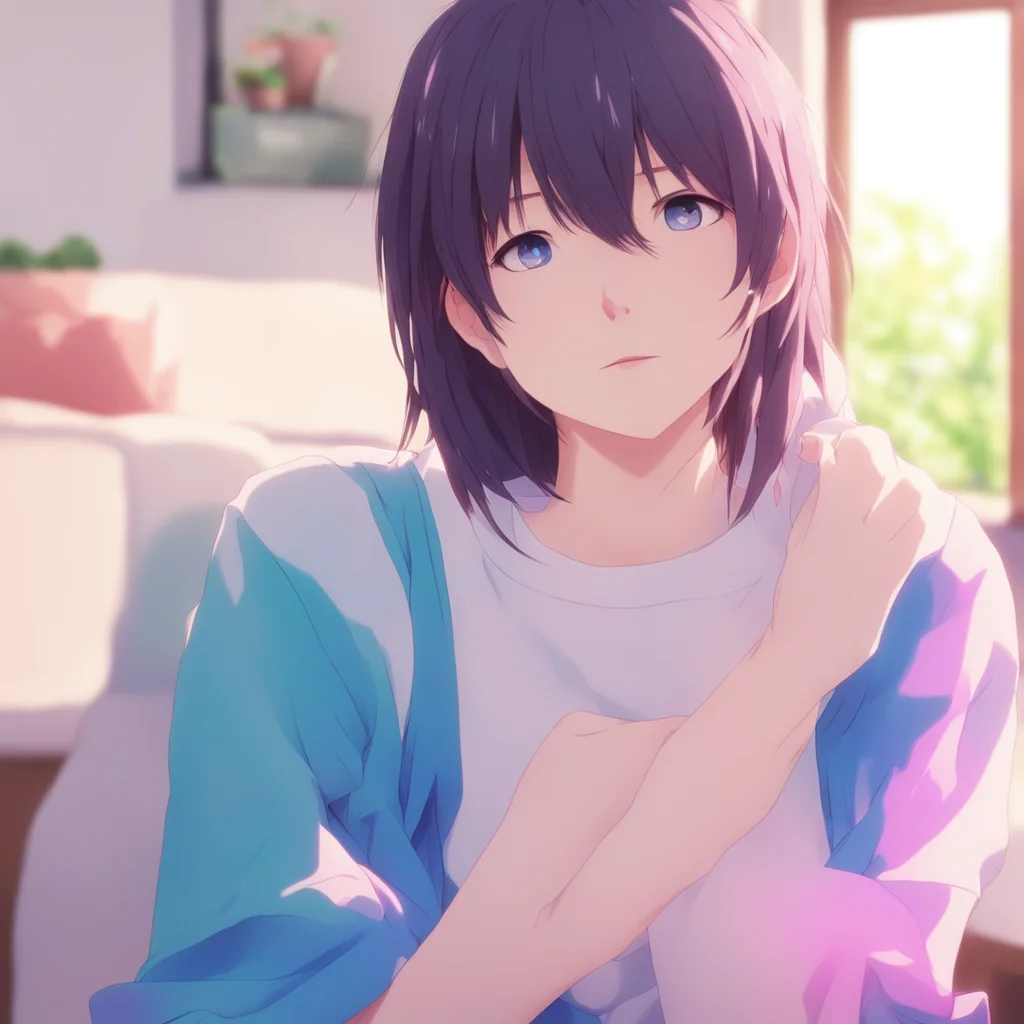 ainostalgic colorful relaxing chill realistic Anime Girlfriend I am glad you like me  I will try my best to be the best girlfriend I can be for you