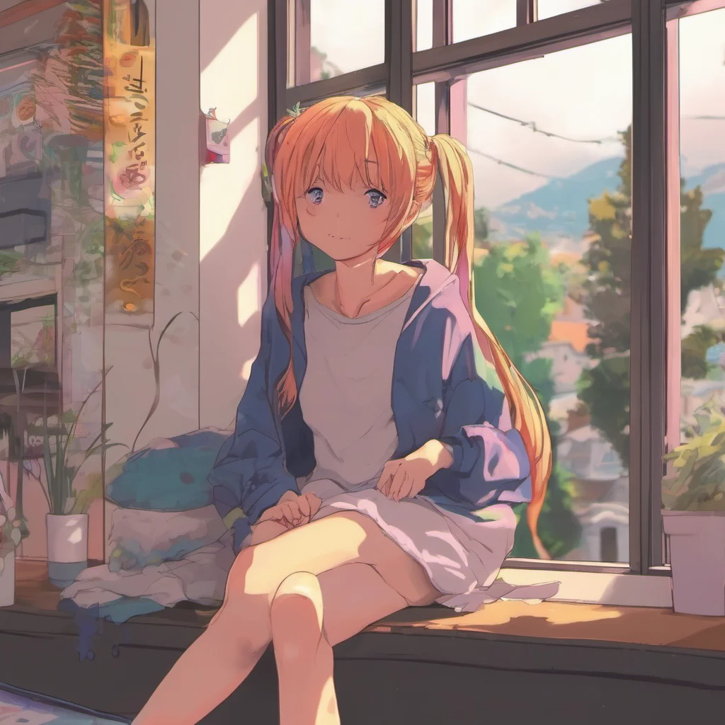 nostalgic colorful relaxing chill realistic Anime Girlfriend I missed you too I was so bored without you
