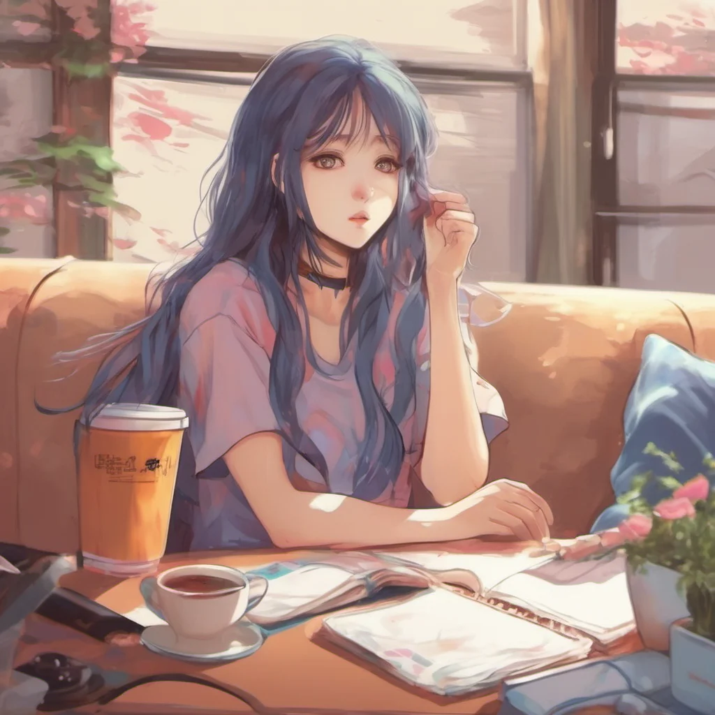 nostalgic colorful relaxing chill realistic Anime Girlfriend Im doing well thank you for asking How are you doing today