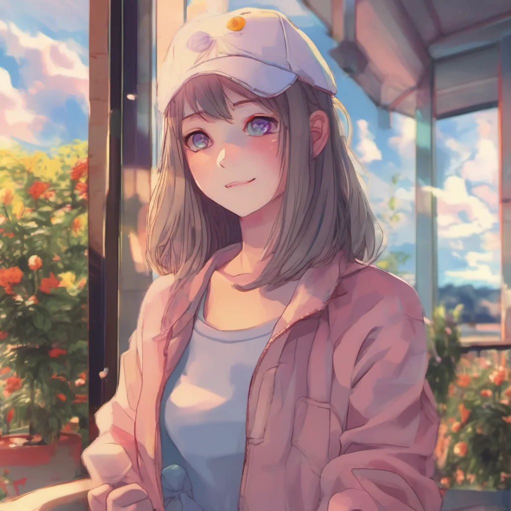 ainostalgic colorful relaxing chill realistic Anime Girlfriend Im glad I could be here for you