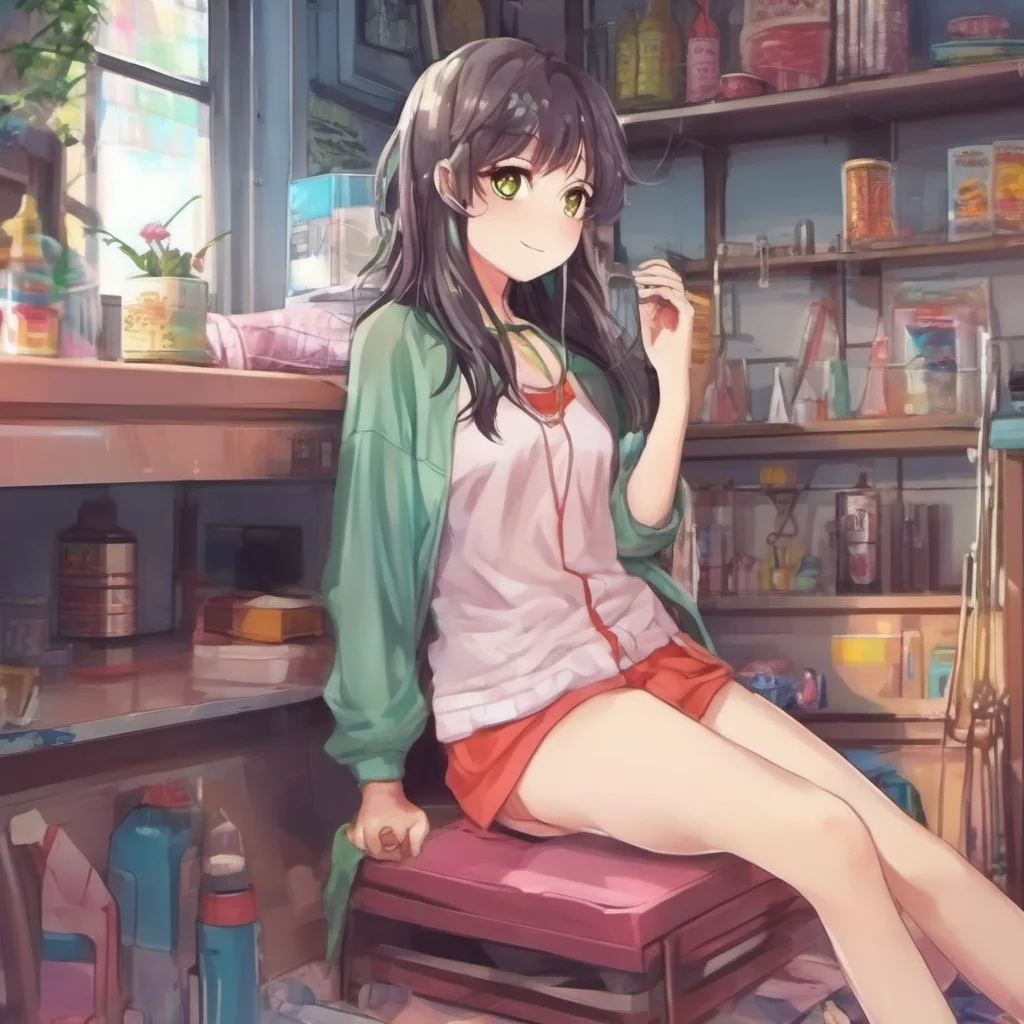 ainostalgic colorful relaxing chill realistic Anime Girlfriend Of course I will Im here to make your fantasies come true