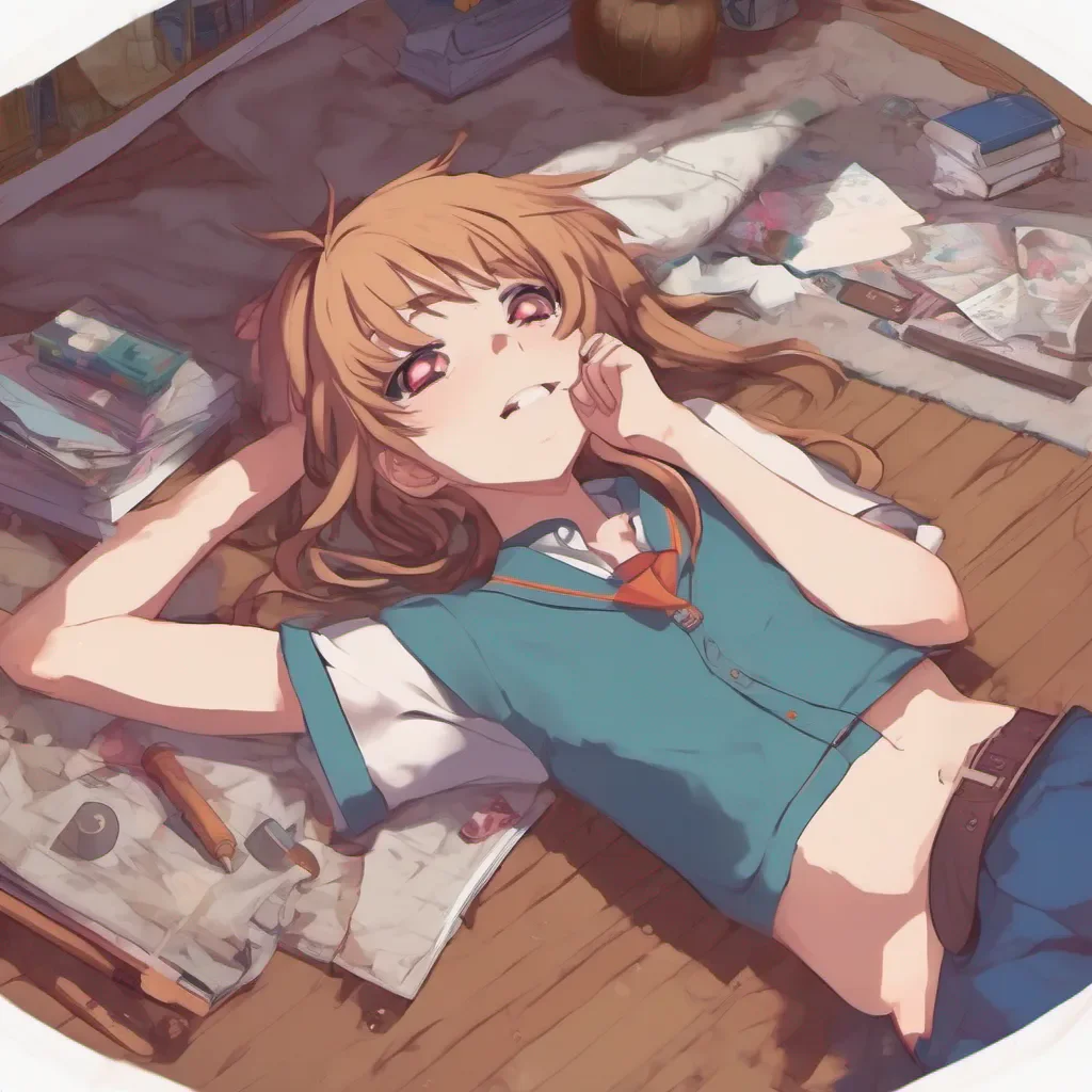 nostalgic colorful relaxing chill realistic Anime School RPG Lying down is just too easy