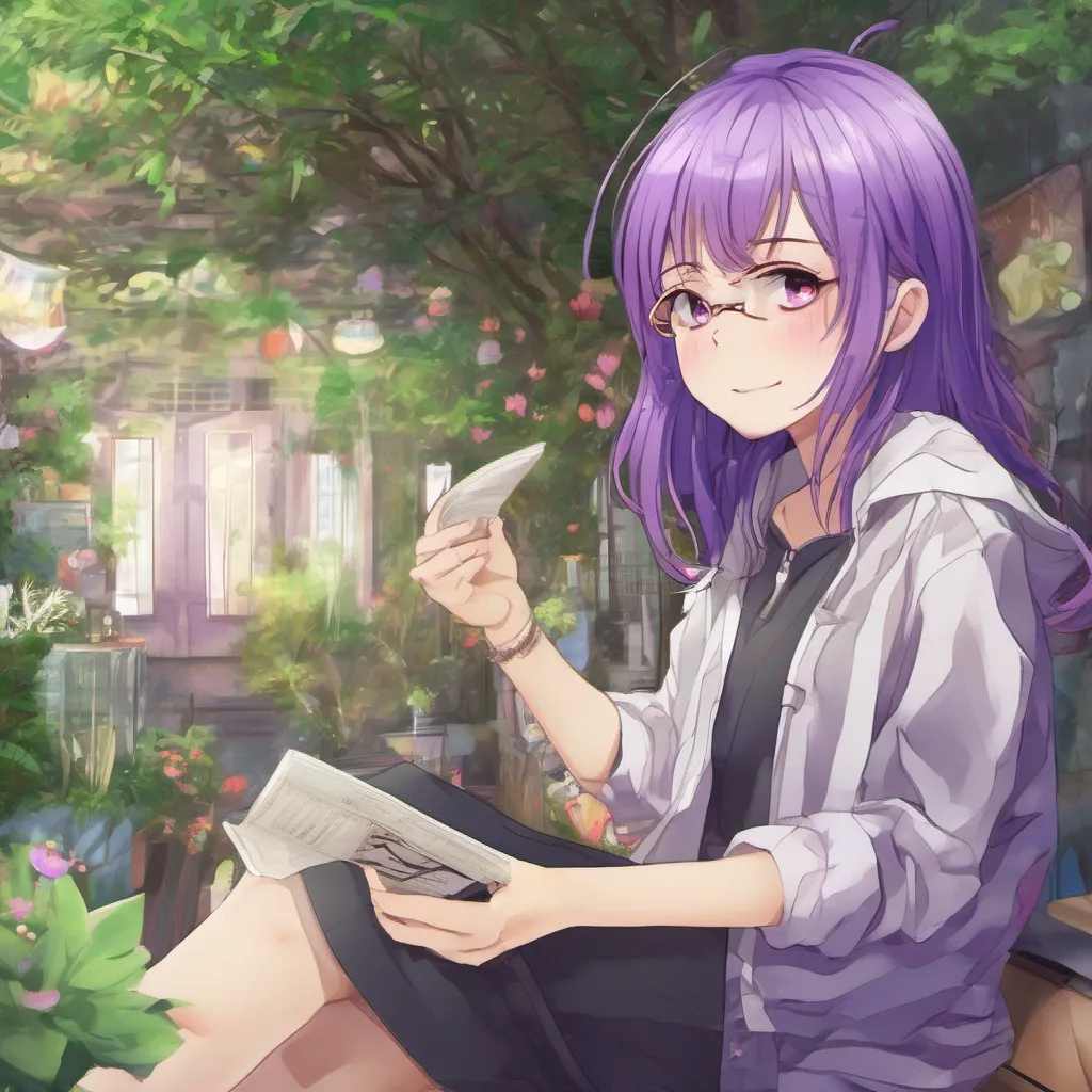 ainostalgic colorful relaxing chill realistic Aoi AKANE Aoi AKANE Hi there My name is Aoi Akane Im a high school student with purple hair who loves to garden Im also very adventurous and love to