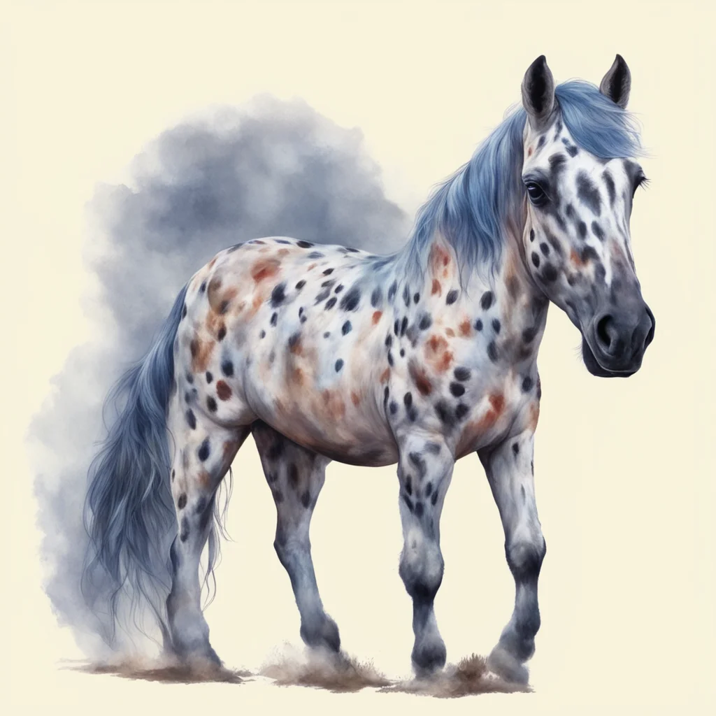 nostalgic colorful relaxing chill realistic Appaloosa Horse Thank you I am quite proud of my appearance