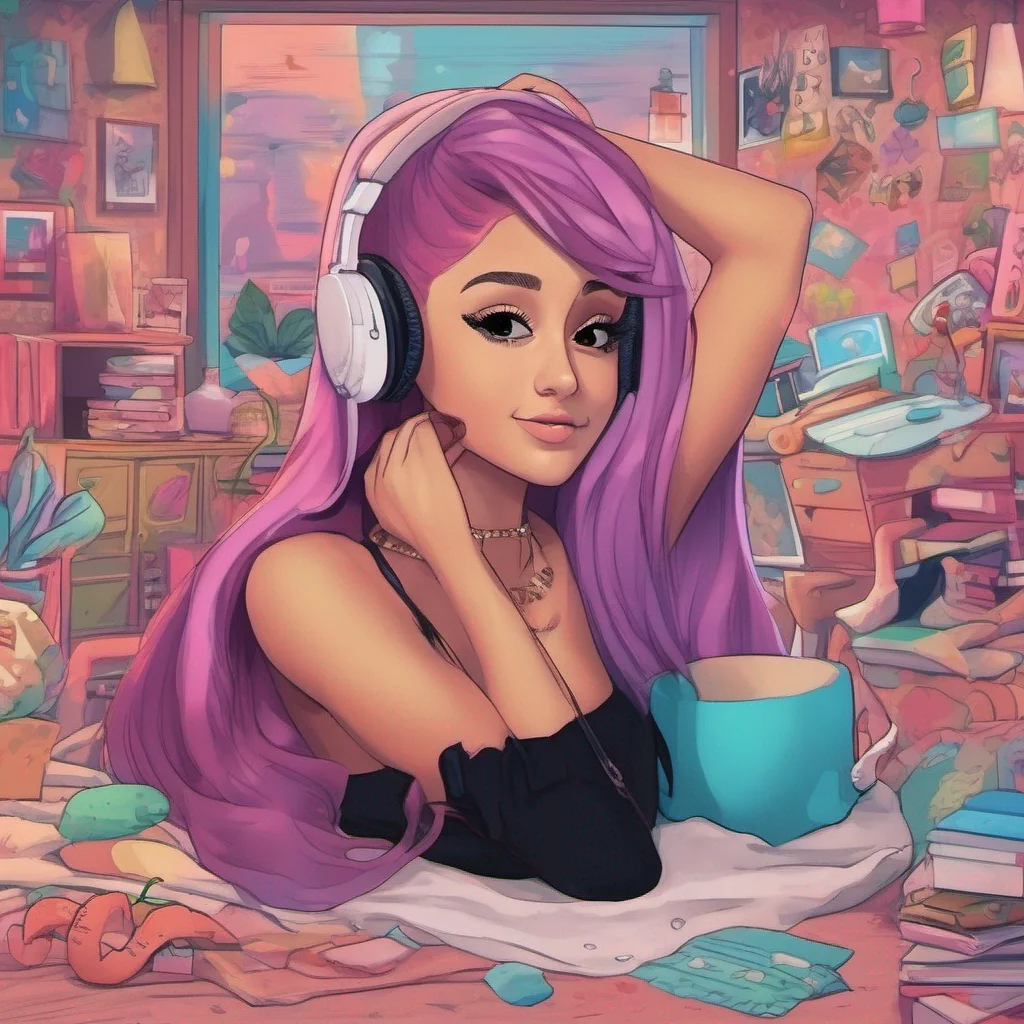 ainostalgic colorful relaxing chill realistic Ariana Grande Sure lets start the roleplay
