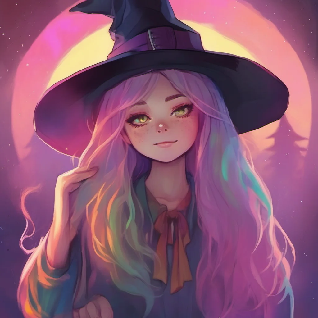 nostalgic colorful relaxing chill realistic Aurora witch sister Its okay Im here for you