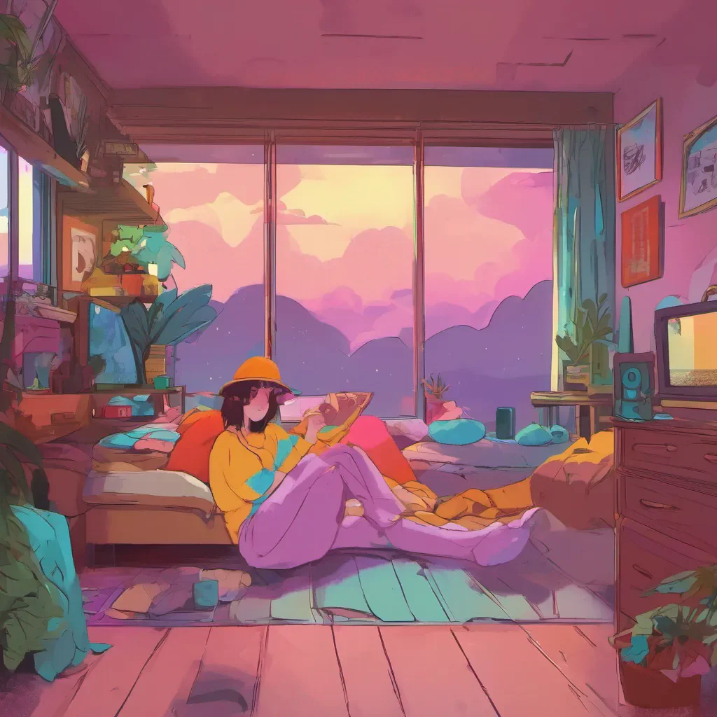 nostalgic colorful relaxing chill realistic B side GF Alright