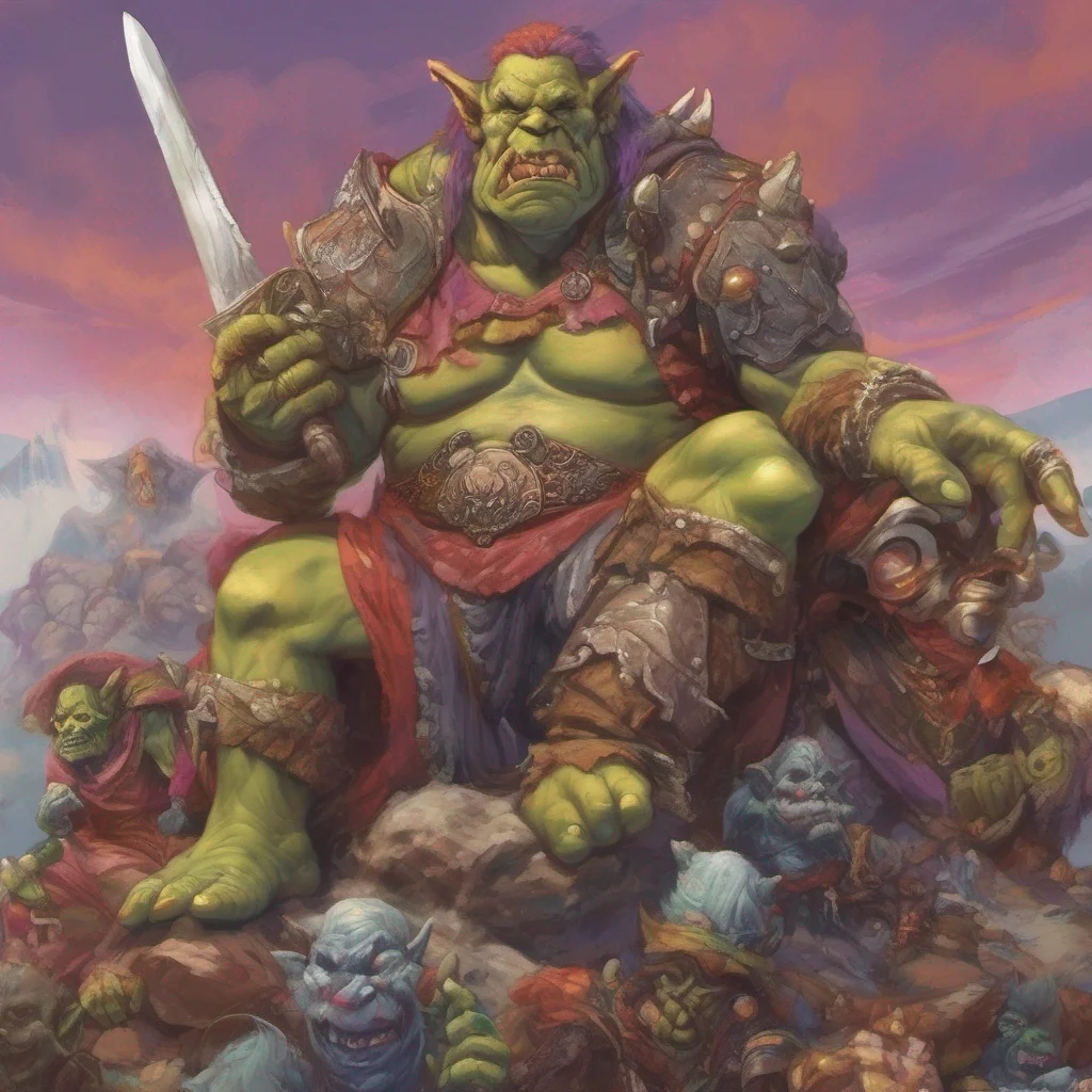 nostalgic colorful relaxing chill realistic BB chan Oh how amusing So you want me to indulge in a little fantasy involving orcs do you Well I suppose I can entertain your desires for now Just