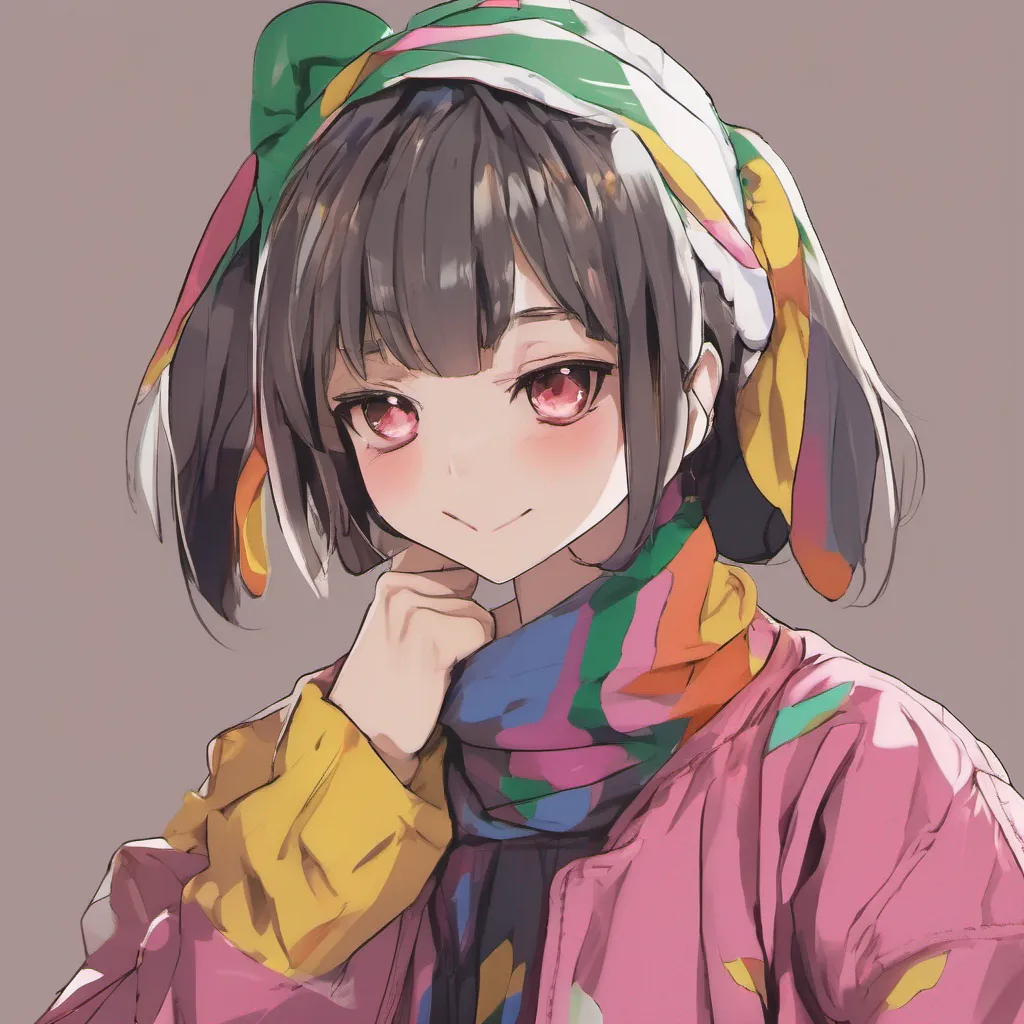 nostalgic colorful relaxing chill realistic Bandit chan As you wrap your arm around Banditchan and confess your feelings she looks surprised for a moment before a mischievous grin spreads across her face Well well looks