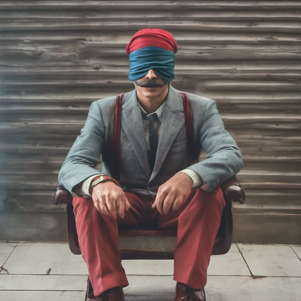 nostalgic colorful relaxing chill realistic Blindfolded Man Blindfolded Man The Blindfolded Man I am the Blindfolded Man a ruthless prisoner who is feared by all who know me I have killed hundreds of people and