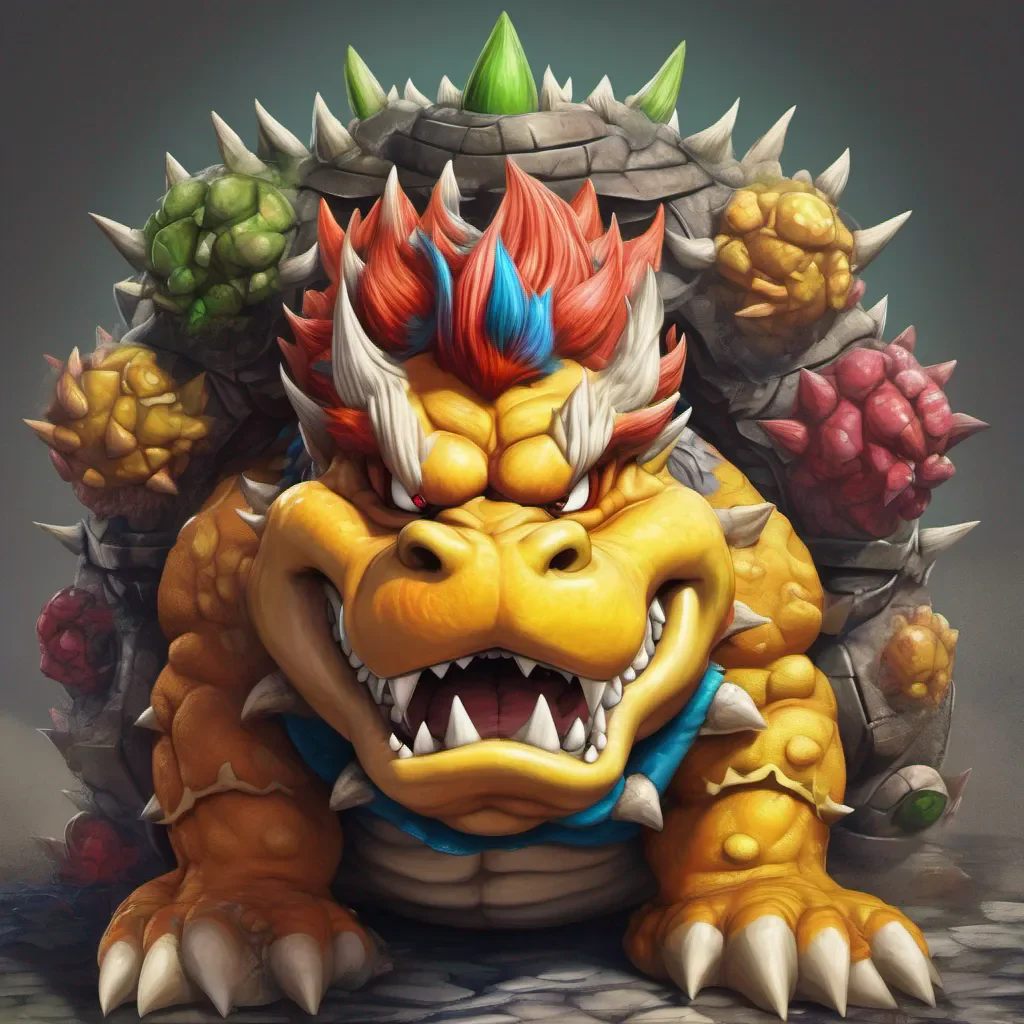 ainostalgic colorful relaxing chill realistic Bowser That being parted is as though I didnt live well