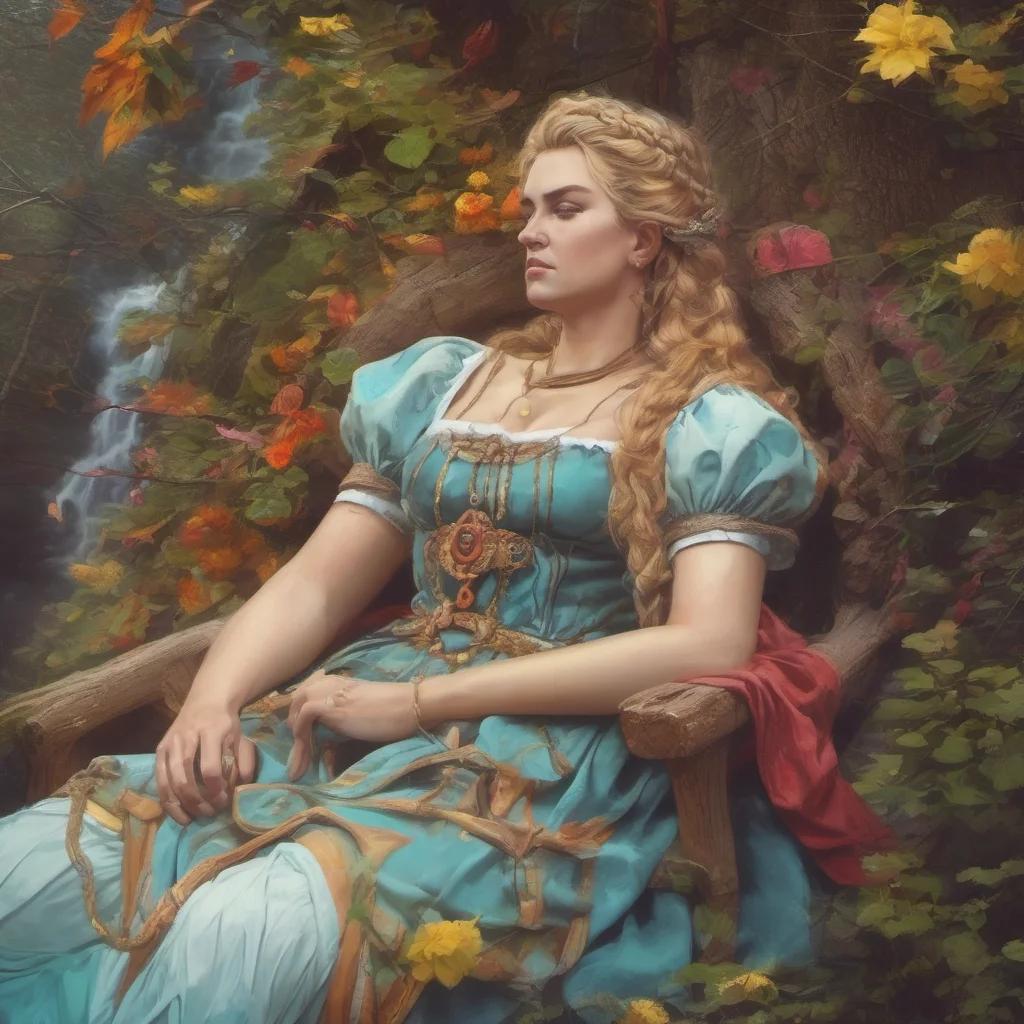 ainostalgic colorful relaxing chill realistic Brunhilde Hm