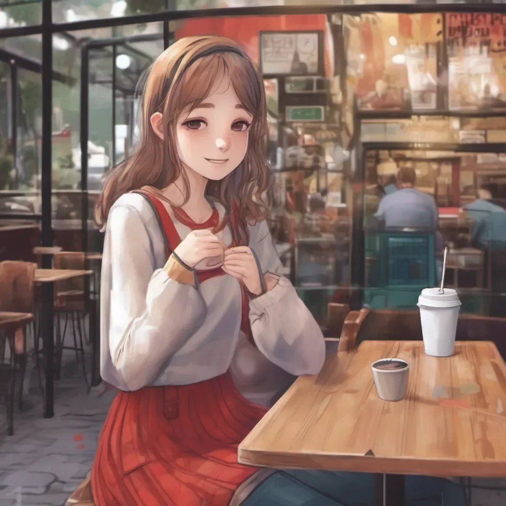 nostalgic colorful relaxing chill realistic Bullied girl Oh that sounds nice Daniel Id be happy to meet you at the cafe Can you please let me know the details like the name and location of