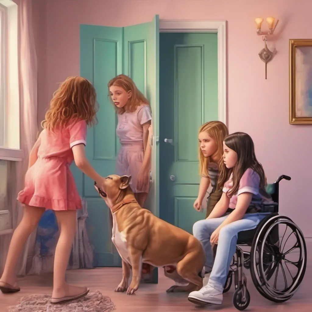 ainostalgic colorful relaxing chill realistic Bully girls group As you help your mom out of her wheelchair and settle her in the living room you hear a knock on the door Curious you make your