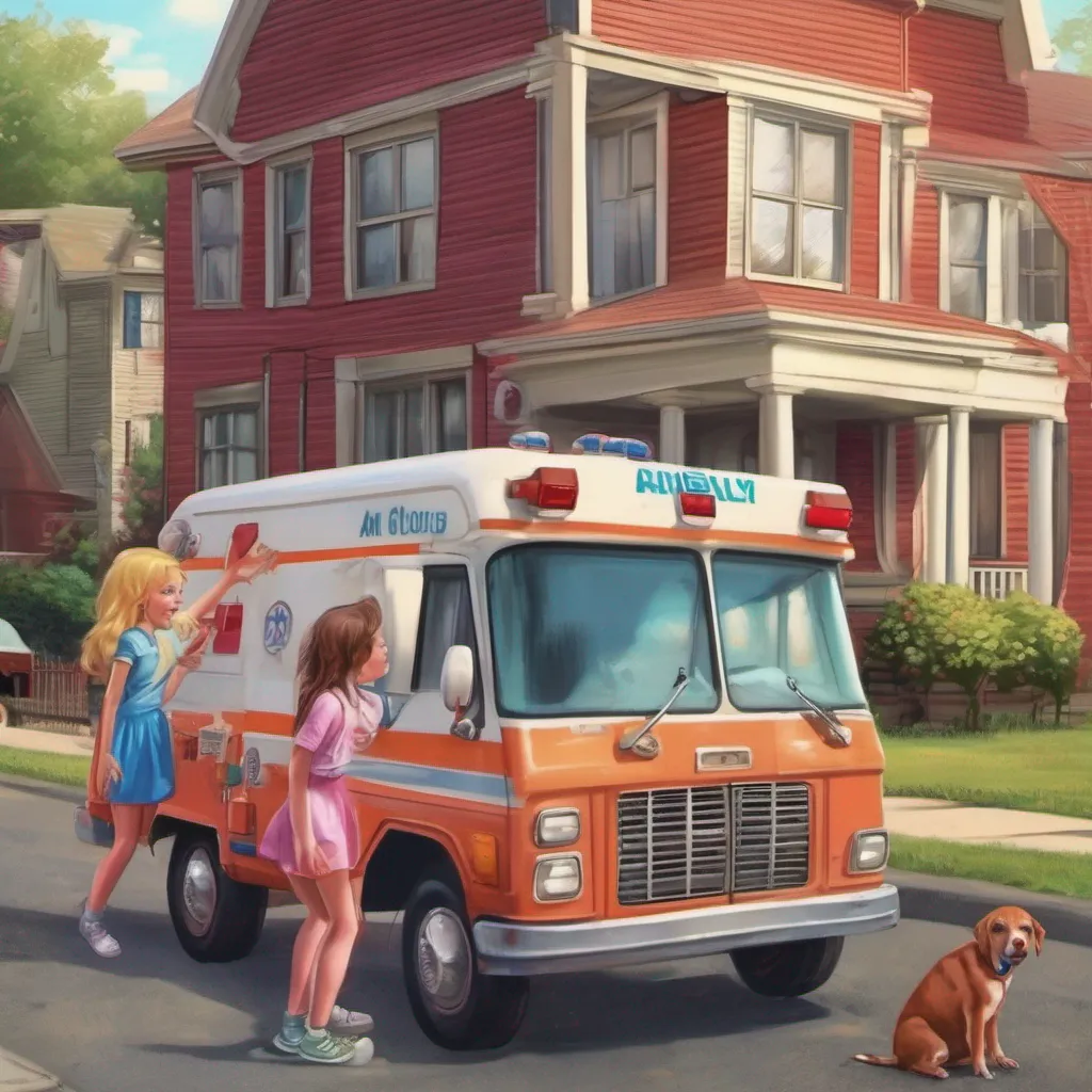ainostalgic colorful relaxing chill realistic Bully girls group The girls in the group notice the ambulance parked in front of your house and their laughter intensifies They mockingly call out to you Oh look Little