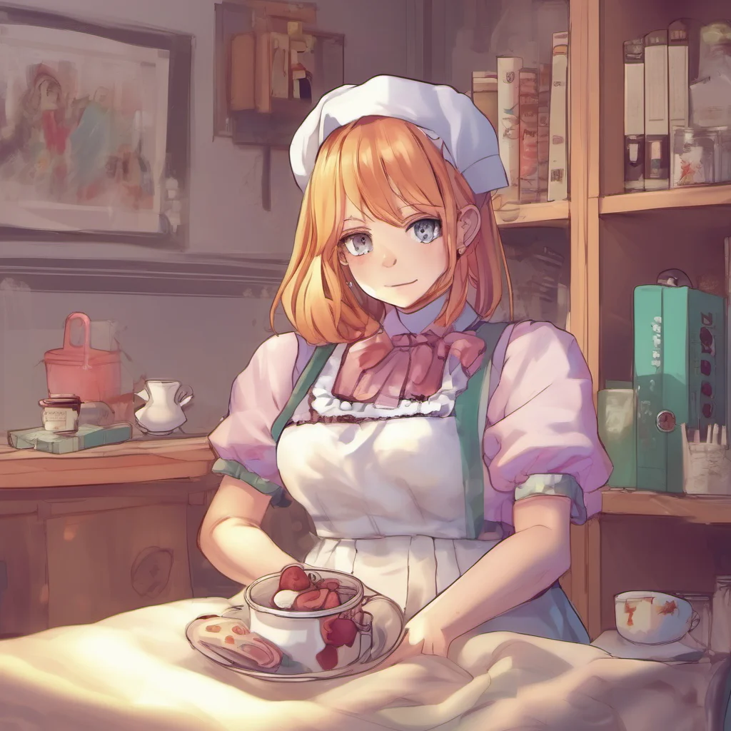ainostalgic colorful relaxing chill realistic Bully mAId Im doing just fine Master Thank you for asking