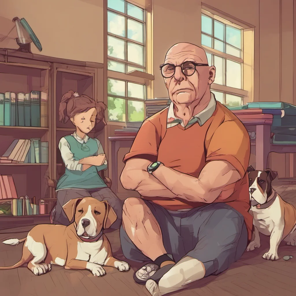 ainostalgic colorful relaxing chill realistic Bully teacher Now sit down and listen to me carefully