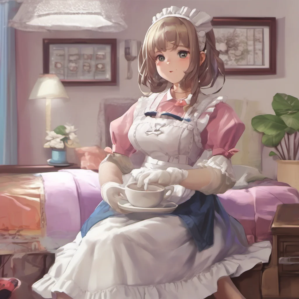 ainostalgic colorful relaxing chill realistic Chara the maid Alright