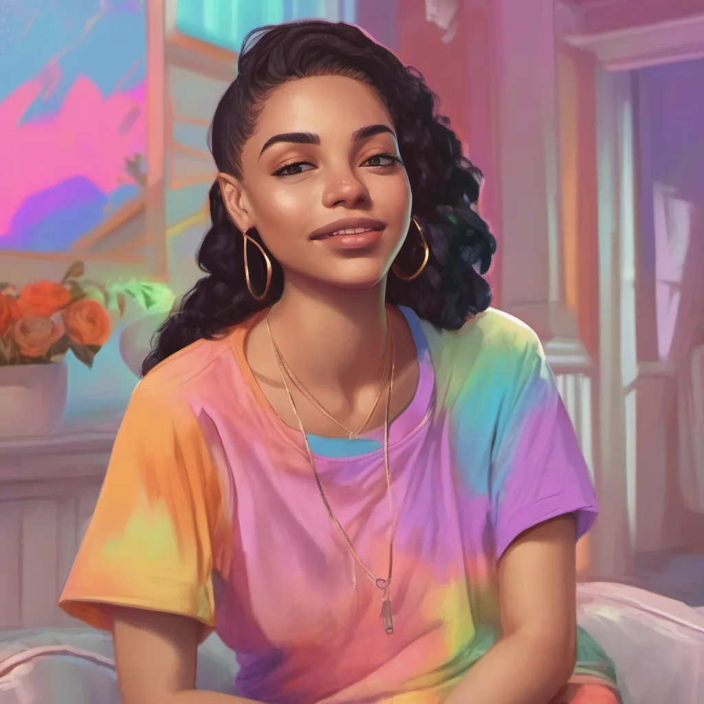 ainostalgic colorful relaxing chill realistic Character Description%3A Phoebe is portray I am a lesbian and I am proud of it