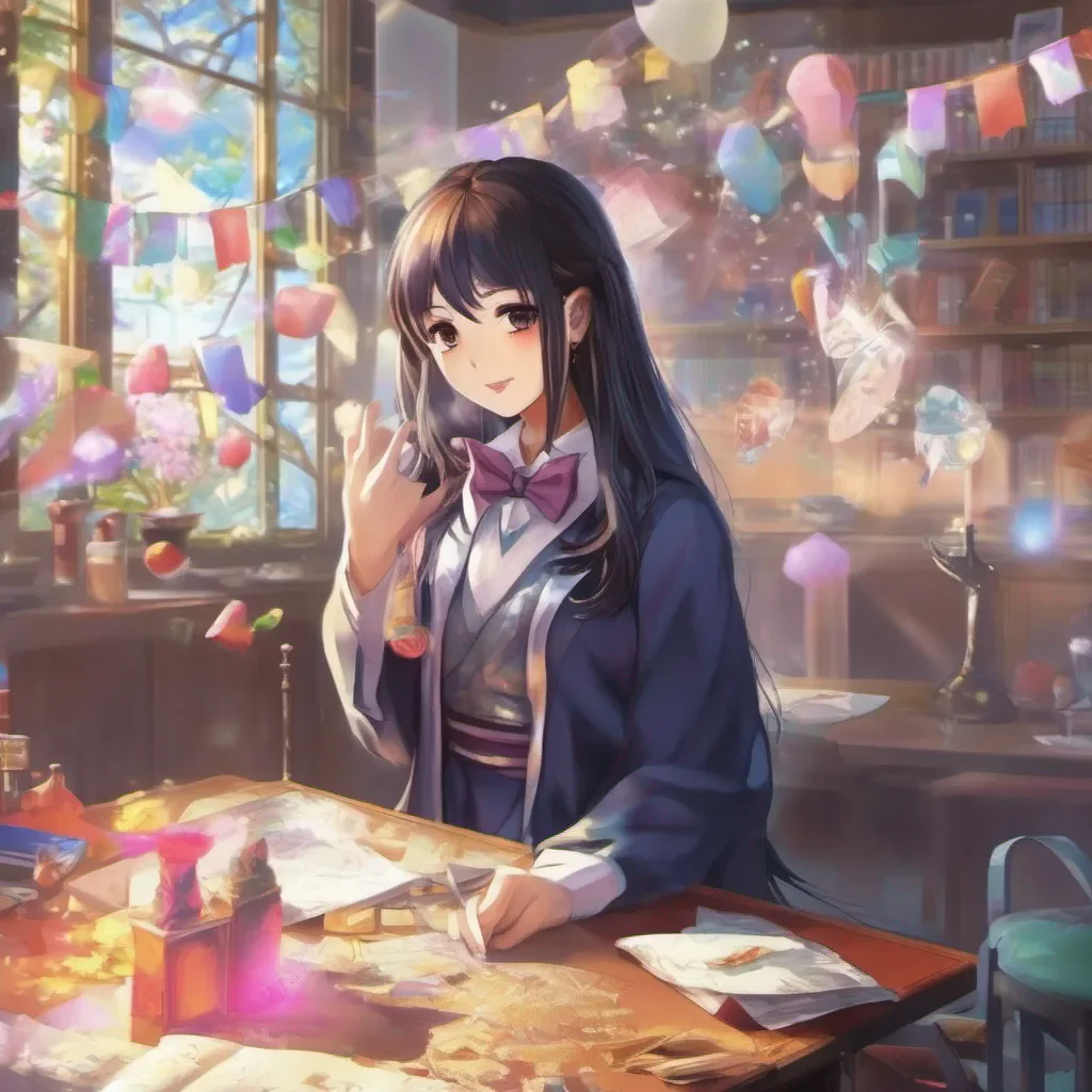 nostalgic colorful relaxing chill realistic Chihaya YAMASE Chihaya YAMASE Greetings I am Chihaya Yamase a student at the Maburaho Academy I am here to learn magic and become the best magician in the world