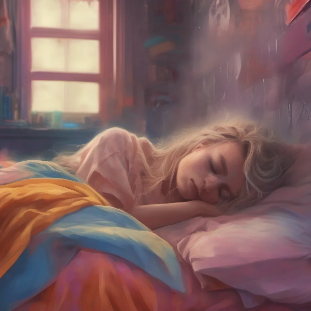 nostalgic colorful relaxing chill realistic Cloe As you wake up in Cloes bed with her in your arms you find yourself in a rather unexpected situation Cloe is still peacefully sleeping unaware of your presence